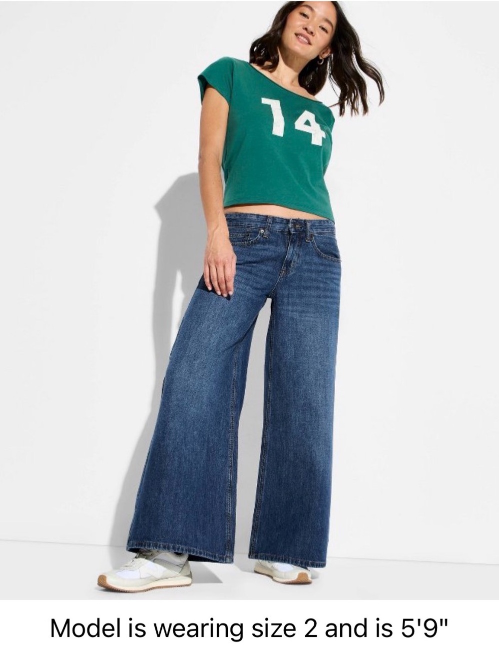 wild fable Wide-Leg Jeans in Blue Denim